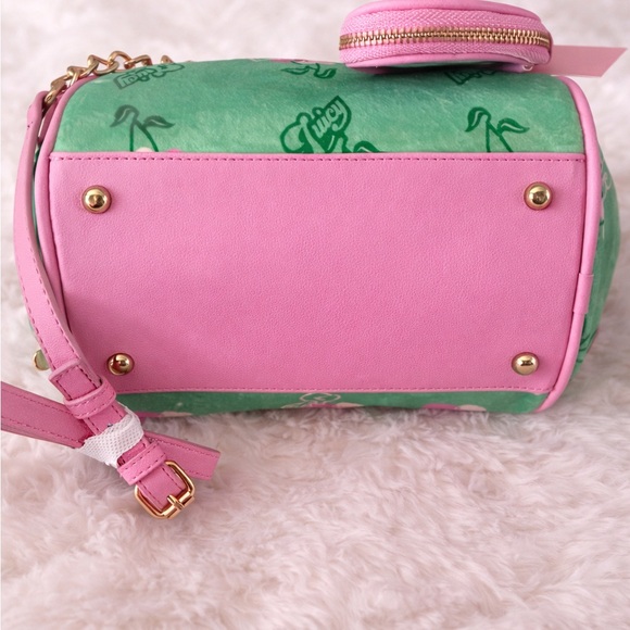 Juicy Couture Pink and Green Mini Bag - Picture 3 of 4